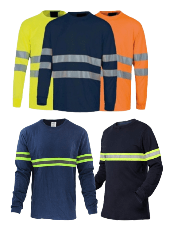 Camisas Algodón con Reflectivo
