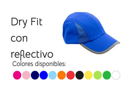Gorra Dry Fit Reflectivo