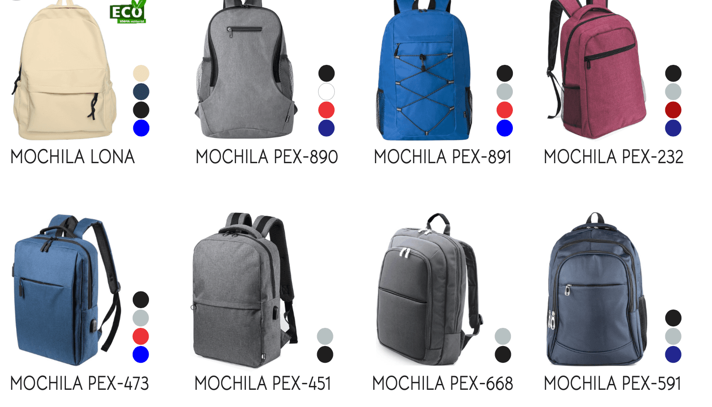 Mochilas Variedad